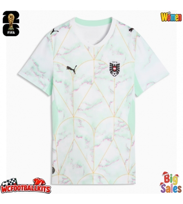 Austria Replica Away Stadium Shirt for Women World Cup 2026 Short Sleeve